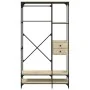 Armario cajones madera ingeniería roble Sonoma 100x40x180 cm von , Kleiderschränke - Ref: Foro24-838949, Preis: 139,97 €, Rab...