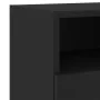 Mueble de TV de pared madera de ingeniería negro 60x30x30 cm by , TV Furniture - Ref: Foro24-836856, Price: 44,13 €, Discount: %