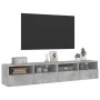 Muebles de pared para TV 2 uds madera gris hormigón 80x30x30 cm von , TV-Möbel - Ref: Foro24-836875, Preis: 84,49 €, Rabatt: %