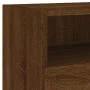 Mueble de pared TV madera ingeniería marrón roble 80x30x30 cm by , TV Furniture - Ref: Foro24-836880, Price: 46,46 €, Discoun...