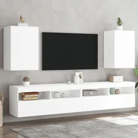 Muebles TV de pared 2 uds madera ingeniería blanco 100x30x30 cm von , TV-Möbel - Ref: Foro24-836911, Preis: 84,36 €, Rabatt: %