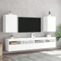 Muebles TV de pared 2 uds madera ingeniería blanco 100x30x30 cm von , TV-Möbel - Ref: Foro24-836911, Preis: 84,24 €, Rabatt: %