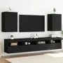 Muebles TV de pared 2 uds madera ingeniería negro 40,5x30x60 cm by , TV Furniture - Ref: Foro24-836913, Price: 71,75 €, Disco...