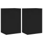 Muebles TV de pared 2 uds madera ingeniería negro 40,5x30x60 cm by , TV Furniture - Ref: Foro24-836913, Price: 71,75 €, Disco...