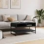 Mesa de centro madera contrachapada negro 90x50x45 cm de , Mesas de centro - Ref: Foro24-838968, Precio: 51,39 €, Descuento: %