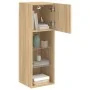 Muebles de TV con luces LED 2 uds roble Sonoma 30,5x30x90 cm de , Muebles TV - Ref: Foro24-837006, Precio: 114,18 €, Descuent...