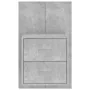 Mesitas de noche de pared 2 unidades color gris hormigón von , Nachttische - Ref: Foro24-810998, Preis: 107,04 €, Rabatt: %