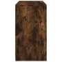 Aparador con luces LED roble ahumado 60,5x37x67 cm by , Sideboards - Ref: Foro24-836620, Price: 86,26 €, Discount: %