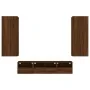 Muebles de TV de pared 5 pzas madera de ingeniería marrón roble von , TV-Möbel - Ref: Foro24-3216545, Preis: 193,32 €, Rabatt: %