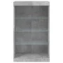 Aparador con luces LED gris hormigón 60,5x37x100 cm de , Aparadores - Ref: Foro24-836710, Precio: 64,77 €, Descuento: %