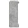 Aparador con luces LED gris hormigón 60,5x37x100 cm de , Aparadores - Ref: Foro24-836710, Precio: 64,77 €, Descuento: %