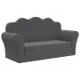 Sofá cama de niños 2 plazas felpa suave gris antracita von , Baby- und Kleinkindmöbel - Ref: Foro24-357060, Preis: 71,69 €, R...