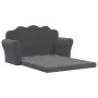 Sofá cama de niños 2 plazas felpa suave gris antracita von , Baby- und Kleinkindmöbel - Ref: Foro24-357060, Preis: 71,69 €, R...