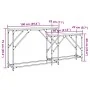 Mesas consola apilables 2 pzas madera ingeniería marrón roble by , Side tables - Ref: Foro24-837806, Price: 45,11 €, Discount: %