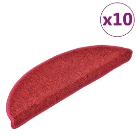 Alfombrillas de escalera 10 uds rojo burdeos 56x17x3 cm von , Treppenmatten - Ref: Foro24-149745, Preis: 39,36 €, Rabatt: %