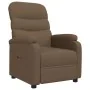 Sillón reclinable de tela marrón by , Armchairs - Ref: Foro24-344894, Price: 211,47 €, Discount: %