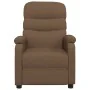 Sillón reclinable de tela marrón by , Armchairs - Ref: Foro24-344894, Price: 211,47 €, Discount: %