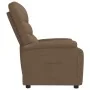 Sillón reclinable de tela marrón by , Armchairs - Ref: Foro24-344894, Price: 211,47 €, Discount: %