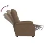 Sillón reclinable de tela marrón by , Armchairs - Ref: Foro24-344894, Price: 211,47 €, Discount: %