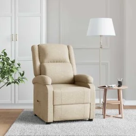 Sillón reclinable de tela crema von , Sessel - Ref: Foro24-340180, Preis: 221,02 €, Rabatt: %