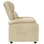 Sillón reclinable de tela crema de , Sillones - Ref: Foro24-340180, Precio: 218,73 €, Descuento: %