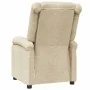 Sillón reclinable de tela crema de , Sillones - Ref: Foro24-340180, Precio: 218,73 €, Descuento: %