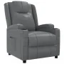 Sillón reclinable de cuero sintético gris antracita de , Sillones - Ref: Foro24-348416, Precio: 195,96 €, Descuento: %