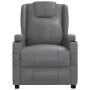 Sillón reclinable de cuero sintético gris antracita de , Sillones - Ref: Foro24-348416, Precio: 195,96 €, Descuento: %