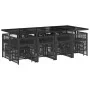 Set comedor de jardín con cojines 13 pzas ratán sintético negro de , Conjuntos de jardín - Ref: Foro24-3210979, Precio: 760,7...
