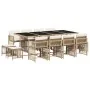 Set comedor de jardín con cojines 13 pzas ratán sintético beige von , Gartensets - Ref: Foro24-3211702, Preis: 808,20 €, Raba...