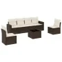 Juego de sofás de jardín 7 piezas con cojines ratán PE marrón by , Modular outdoor sofas - Ref: Foro24-3251160, Price: 418,06...