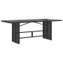 Set de comedor de jardín 7 pzas y cojines ratán sintético negro von , Gartensets - Ref: Foro24-3213112, Preis: 890,26 €, Raba...