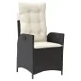 Set de muebles jardín 5 pzas con cojines ratán sintético negro by , Garden sets - Ref: Foro24-3213088, Price: 696,95 €, Disco...
