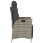 Sillones reclinables jardín con reposapiés 2 uds ratán PE gris von , Gartenstühle - Ref: Foro24-365291, Preis: 293,91 €, Raba...