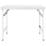 Klappbarer Arbeitstisch für die Küche aus Stahl 100x60x80 cm von vidaXL, Wiederherstellung - Ref: Foro24-326157, Preis: 149,8...