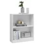 Estantería madera de ingeniería blanco brillante 60x24x76 cm by , Bookcases and shelves - Ref: Foro24-800861, Price: 49,65 €,...