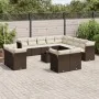 Set sofás de jardín 14 pzas con cojines ratán sintético marrón by , Garden sets - Ref: Foro24-3218563, Price: 983,17 €, Disco...