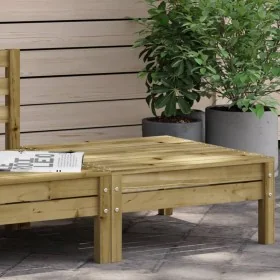 Taburete de jardín madera de pino impregnada by , Modular outdoor sofas - Ref: Foro24-838018, Price: 35,48 €, Discount: %