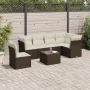 Juego de sofás de jardín 7 piezas con cojines ratán PE marrón von , Gartensets - Ref: Foro24-3249552, Preis: 444,66 €, Rabatt: %