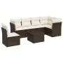 Juego de sofás de jardín 7 piezas con cojines ratán PE marrón von , Gartensets - Ref: Foro24-3249552, Preis: 444,66 €, Rabatt: %