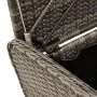 Banco de almacenaje con cojín ratán sintético gris 115x51x52 cm de , Bancos de jardín - Ref: Foro24-365728, Precio: 156,02 €,...