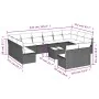 Set de sofás de jardín con cojines 13 piezas ratán PE marrón by , Garden sets - Ref: Foro24-3250222, Price: 788,71 €, Discoun...
