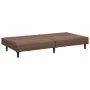 Sofá cama de 2 plazas cuero sintético marrón by , Sofas - Ref: Foro24-375948, Price: 235,43 €, Discount: %