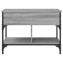 Mesa de centro madera ingeniería metal gris Sonoma 70x50x50 cm de , Mesas de centro - Ref: Foro24-845364, Precio: 73,43 €, De...
