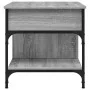 Mesa de centro madera ingeniería metal gris Sonoma 70x50x50 cm de , Mesas de centro - Ref: Foro24-845364, Precio: 73,43 €, De...