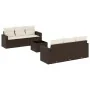 Juego de sofás de jardín 7 piezas con cojines ratán PE marrón von , Gartensets - Ref: Foro24-3218703, Preis: 470,79 €, Rabatt: %