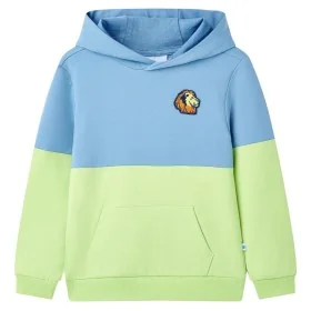Sudadera infantil con capucha azul y amarillo suave 128 von , Kinder-T-Shirts - Ref: Foro24-12597, Preis: 14,00 €, Rabatt: %