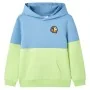 Sudadera infantil con capucha azul y amarillo suave 128 de , Camisetas para niños - Ref: Foro24-12597, Precio: 14,00 €, Descu...