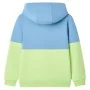 Sudadera infantil con capucha azul y amarillo suave 128 de , Camisetas para niños - Ref: Foro24-12597, Precio: 14,00 €, Descu...