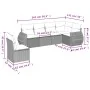 Set sofás de jardín 6 piezas y cojines ratán sintético marrón by , Garden sets - Ref: Foro24-3253770, Price: 425,75 €, Discou...